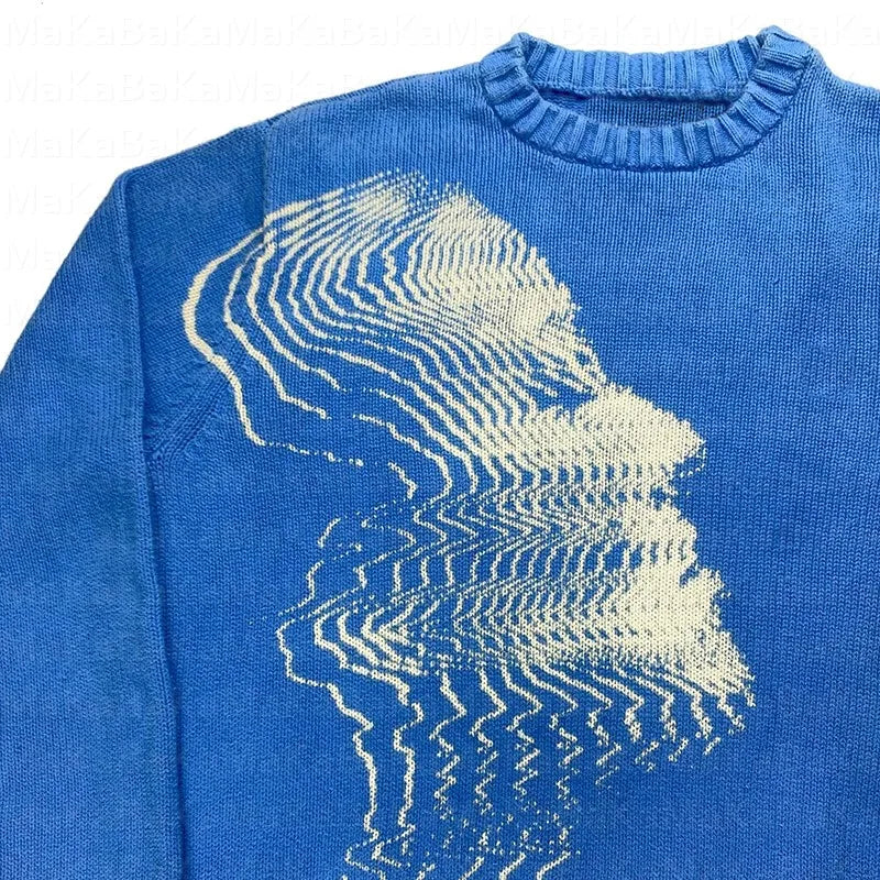 Knit Bleu Face