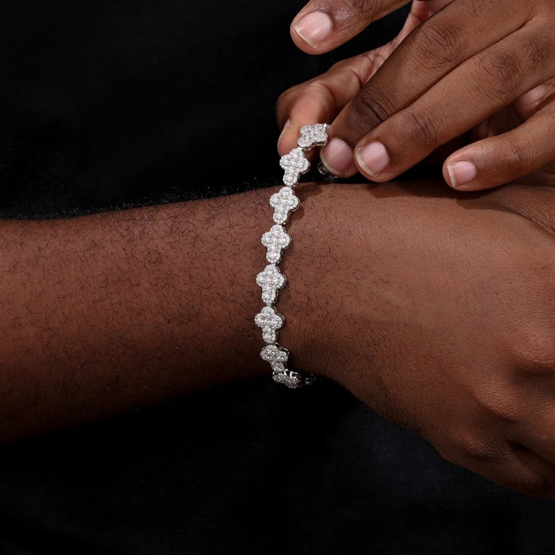 Bracelet silver cross