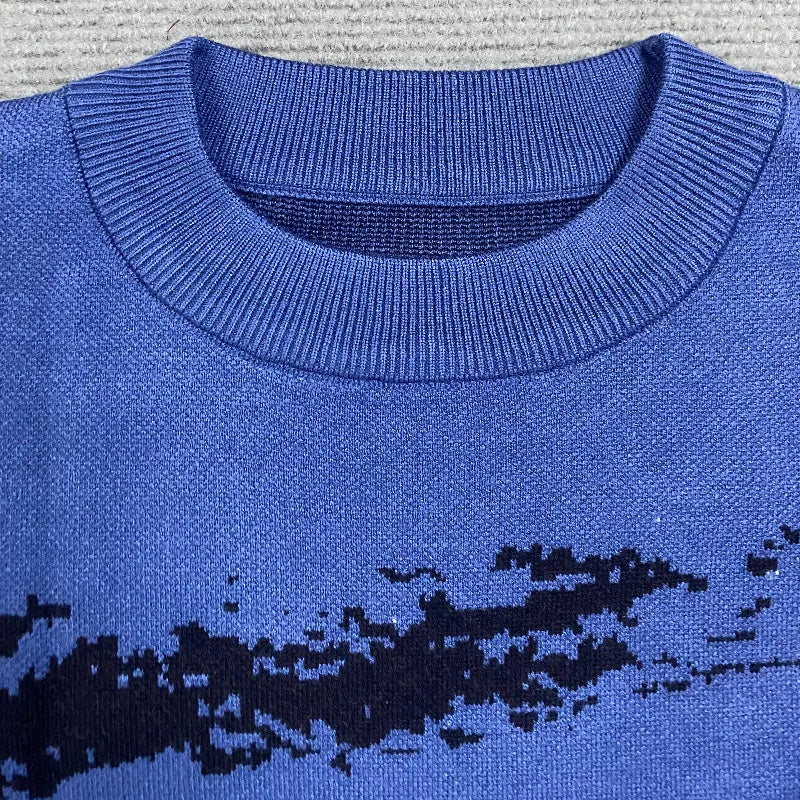 Knit bleu Ice