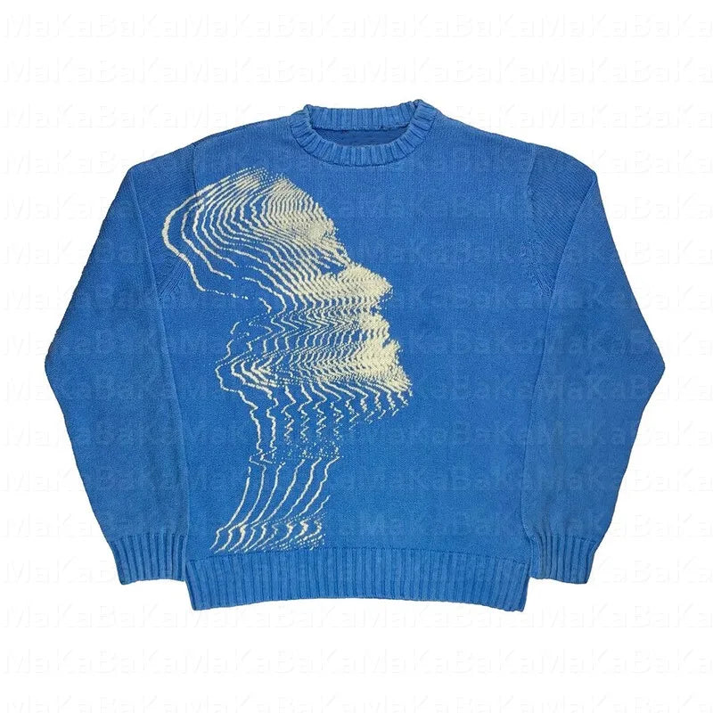 Knit Bleu Face