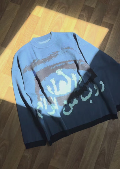 Knit bleu Ice